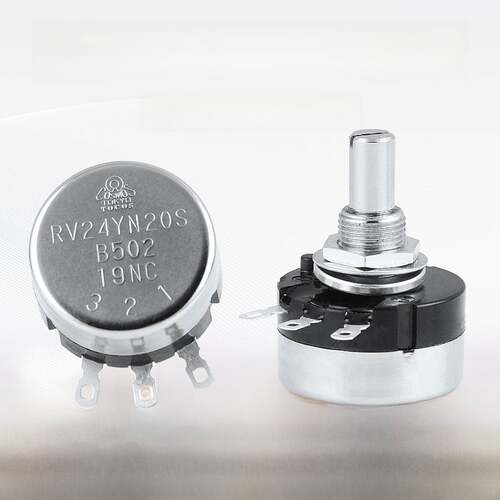 单圈碳膜电位器可调电阻RV24YN20S B103 502 1K 2K 10K 5K 1M旋钮