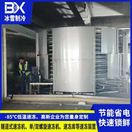双螺旋速冻机肉类面食双螺旋速冻设备大型食品工厂速冻机械设备