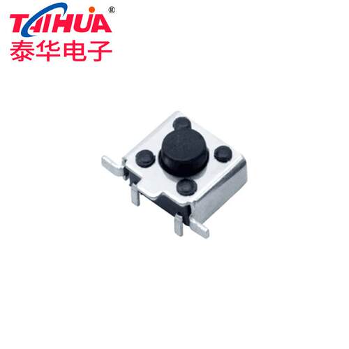 泰华工厂直供轻触6x6x5贴片支架3.5间距复位微动按钮 按键开关