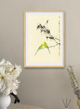 山YJK房仕春事女图新中式装饰画国书挂房茶室客厅古风壁画卧室画