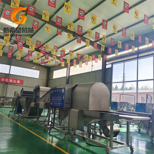 唐扬鸡块裹粉机香辣鸡翅裹粉设备上粉机厂家全自动鸡米花上粉机