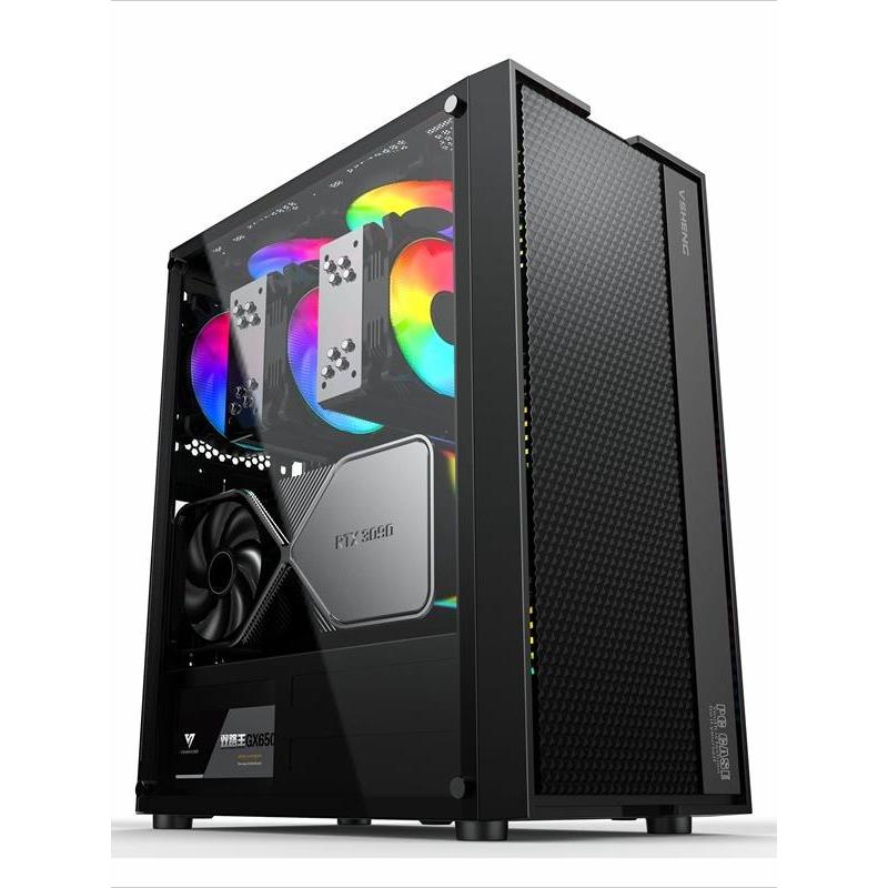 韵美达支持X79 X58 X99双服务器主板台式计算机Rgb后接线机箱E-At