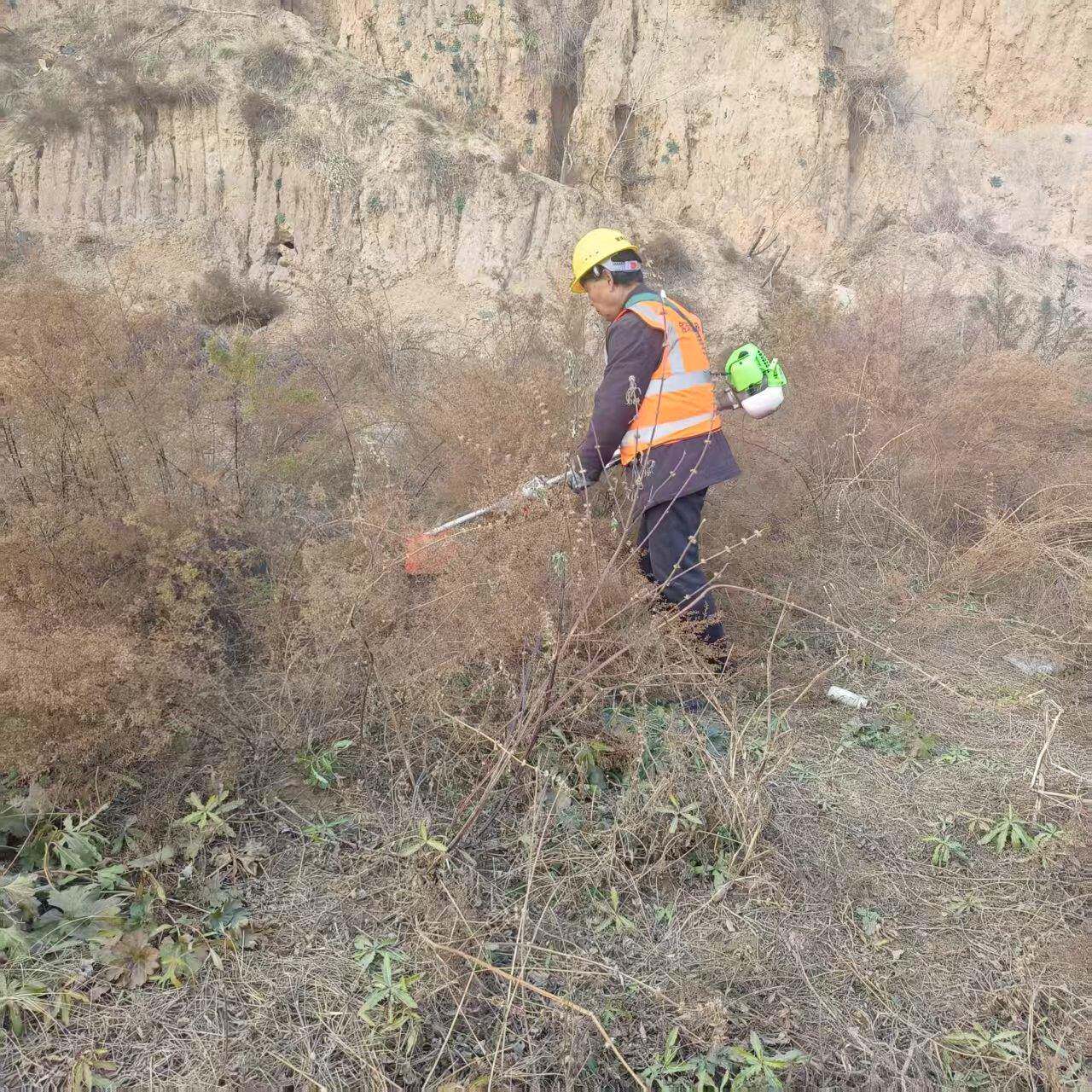 侧挂式割草机开荒清场小型割灌机光伏山地割草机器