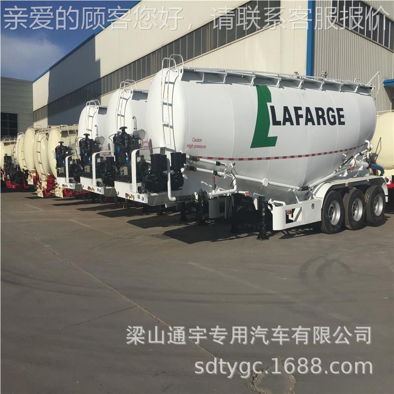 供应55方轻散置装水泥罐车 58方LTY9400G水罐泥车配 型60方水泥罐