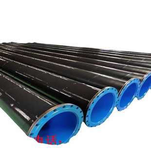 逃生管道用法兰连接防腐钢管 逃生管道 双抗热熔凃塑防腐钢管