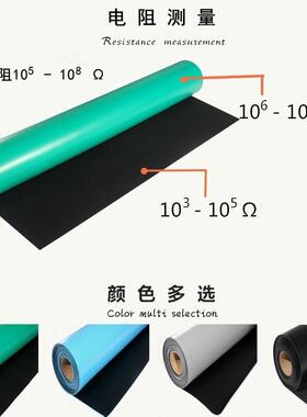 ROHS绿色防静电胶皮工作台台垫胶皮垫耐高温阻燃地垫