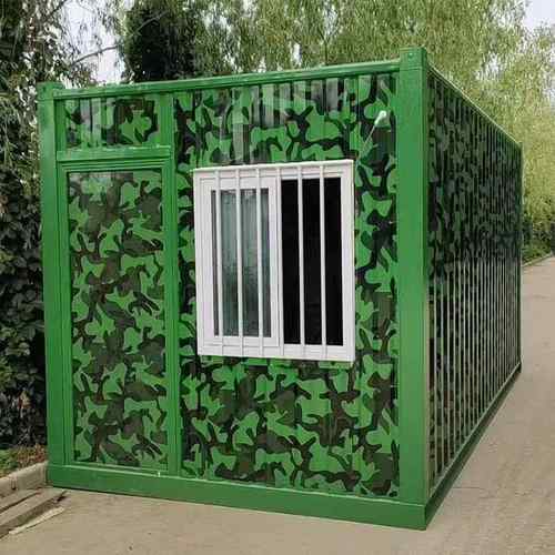 k房折易叠式集装箱房子双层轻钢组合活房K动型活房简QDJA1010办公