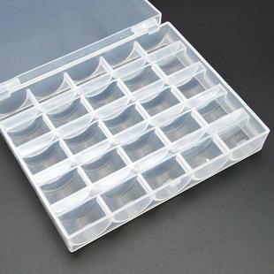 兄弟芳华蝴蝶家用缝纫机通用36/25格梭芯盒金属底线心收纳盒配件