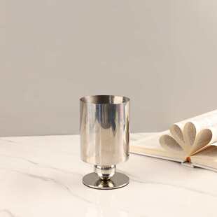 花瓶桌面创意装饰品高不锈钢颜家居电视柜摆件客厅餐厅插花值北欧