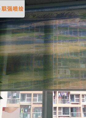 大型广告喷绘工厂供应高清双面网格布户外楼体防风阻燃网格布