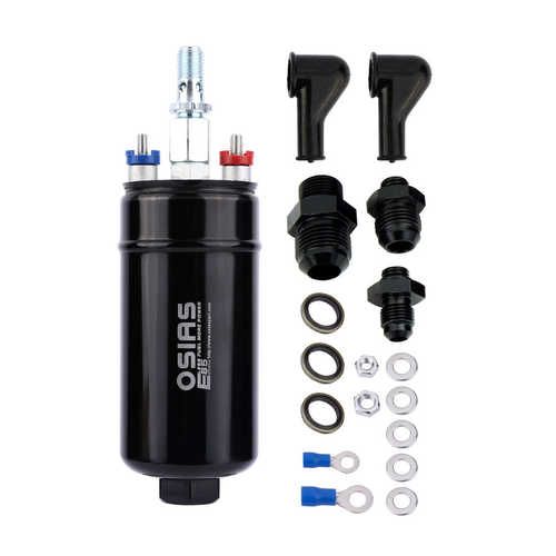 厂家直销OSIAS燃油泵380LPH直列式外部燃油泵10AN进口8AN出口044B