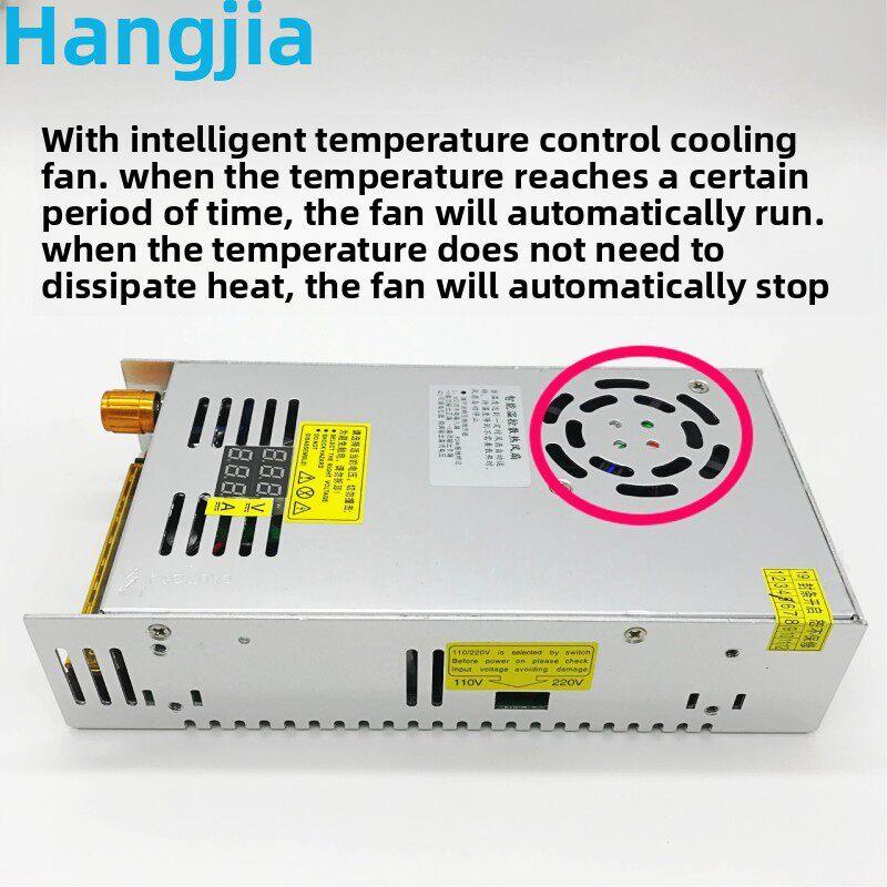 双数显可调电源0-80V6A直流电压电流数显开关电源HJS-480-0-80