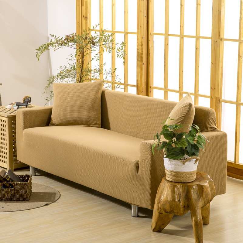 针织华夫格 弹力立体沙发套 弹性全包型沙发包 玉米粒沙发套子