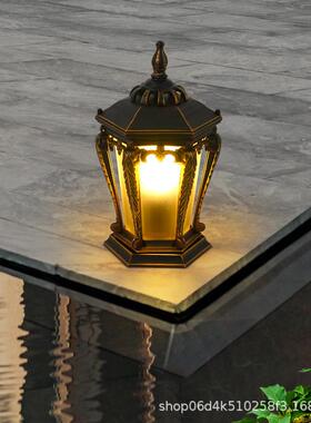 工厂直销户防水柱头大门柱灯别庭院灯花CRN园门灯外墅户外防水围