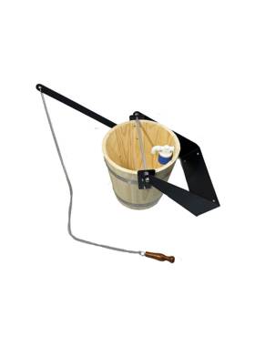 拿泳货WL-B111池发桑拿房支用配件浴桶桑淋浴吊水桶金属架吊