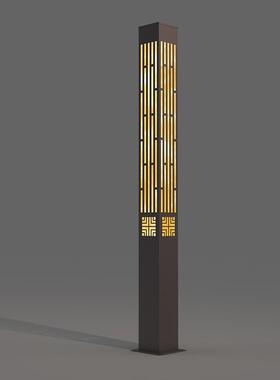 户外庭院灯花园别墅庭院led路灯3米小区道路高杆灯制作景观灯柱