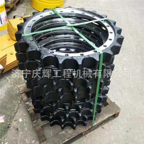 挖掘机链条R305-9 R300LC-5 R450LC-7支重轮 引导轮 驱动齿 托轮