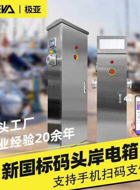 新国标码头智能岸电箱船舶岸配电箱无人值守水电桩岸电电源岸电桩