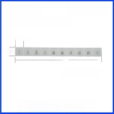 DEK5/5.5端子标记条SAKDU2.5N号码SAKPE2.5数字标识条 标牌激光