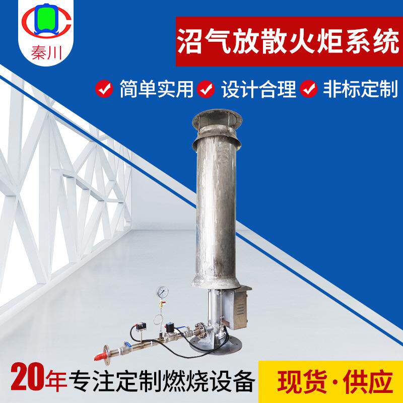 垃圾填埋场一体化沼气燃烧器全自动点火内燃式暗火沼气火炬