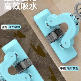 海拖把免洗干湿两用平板手对719吸折家用绵大号一拖布胶棉水挤水