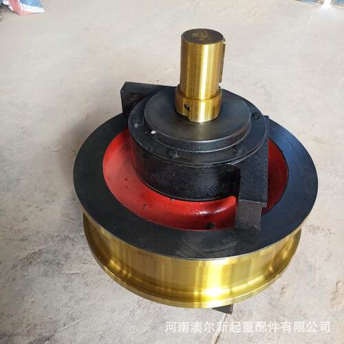 产地货源 天车套装车轮组 42CrMo 50SiMn材质行车车轮组