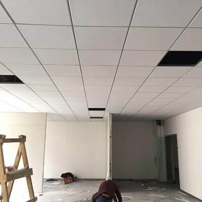 上海地区轻钢龙骨吊顶隔墙隔音矿棉板石膏板办公工厂施工安装