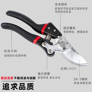 日本进口SK5钢果树修枝剪刀修枝剪园林园艺修剪葡萄修剪树枝剪刀