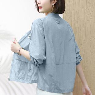 夏季薄款休闲轻薄大码外套女2026新款短款棒球服宽松妈妈早春外搭