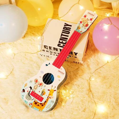 高档孩俏娃尤克里里儿童小吉他玩具乐器者可弹奏初男小孩子学女宝