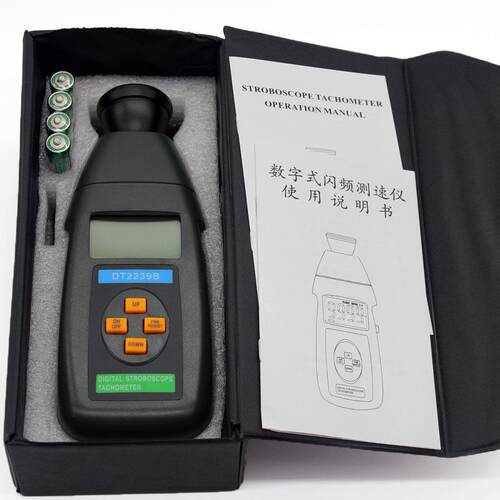 DT2239B数字式闪频测转速转速仪测速表 马达转速 电机转速 闪频仪