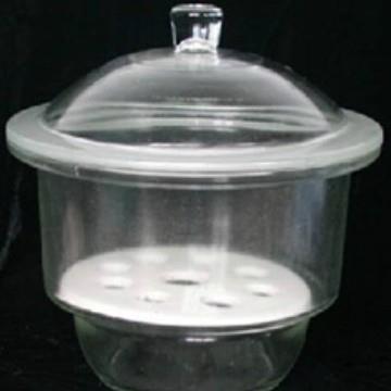 玻璃干燥器干燥塔物品除湿白色透明干燥器