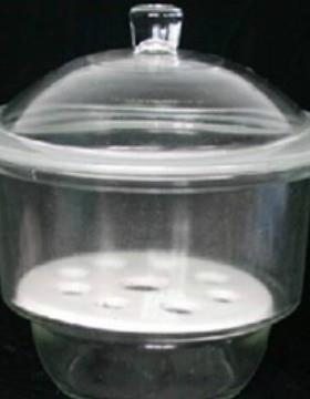 玻璃干燥器干燥塔物品除湿白色透明干燥器