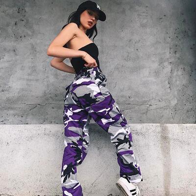 Camo Print Pants Casual Streetwear Cozy Breathable Daily