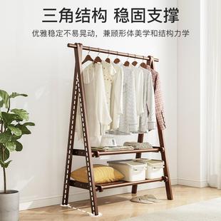 收纳可帽折叠置物约衣架落地家卧室客厅简易晾用衣挂E110E55衣架