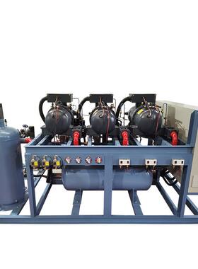 HANBELL上海汉钟螺杆并联冷库制冷机组 2×80HP160匹 RC2-310B-ZP