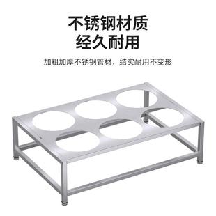 不锈钢排圆8格大号调双料盒64格味味盒带盖留样16盒方圆双排盒12