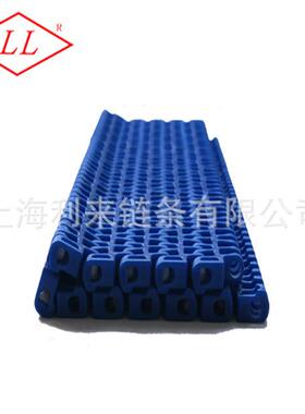 塑料网带T-200蓝色平板POM网带链输送网带哪里好网带线厂家