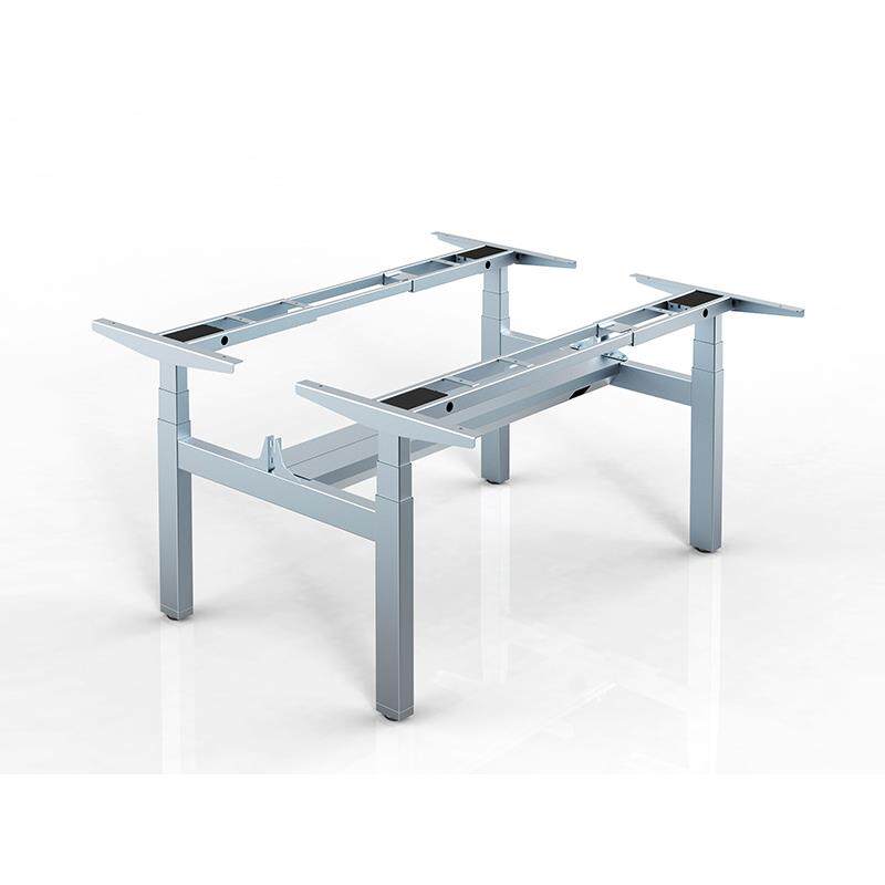 自动电动升降电脑桌架4人双电机站立式办公桌腿工作台家用支架