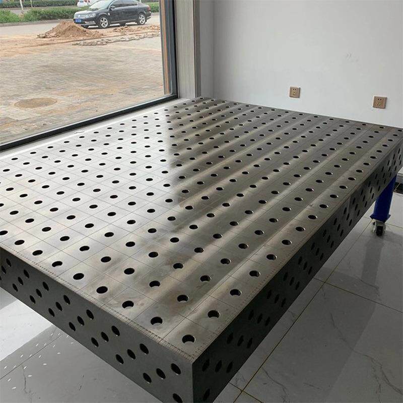 三维柔性焊接平台 工装夹具铸铁焊接平台 多孔定位平台焊工工作台