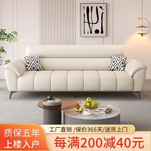 简约现代布艺沙发小户型客厅猫抓皮出租屋双三人可折叠沙发床两用