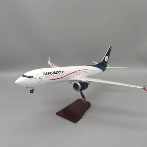 新品墨西哥航空B737 MAX8 1:85 47cm AEROMEXICO飞机模型摆件礼品
