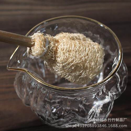 丝瓜刷茶道零配厨房用品清洁刷子竹制品厂家