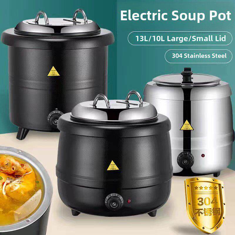 电子暖汤煲商用暖汤锅电加热粥桶保温桶保温汤炉自助餐珍珠保温锅