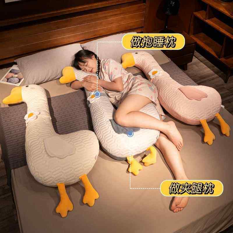 冰丝乳胶长条抱枕女生睡枕头床上款靠垫睡SIH夹腿侧男床头觉大靠