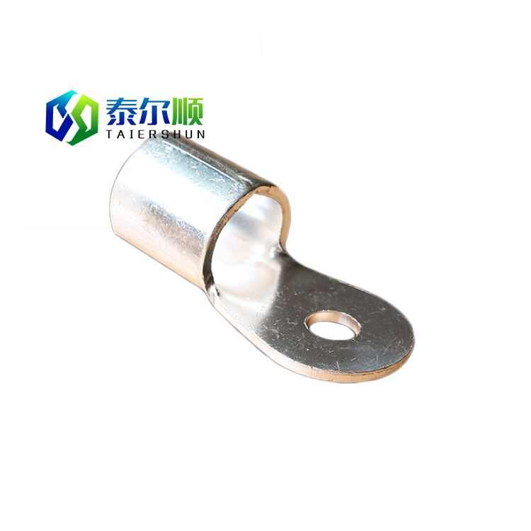 OT1-4紫铜冷压接线端子O型圆形裸端头铜线鼻子接线耳铜接头1000只