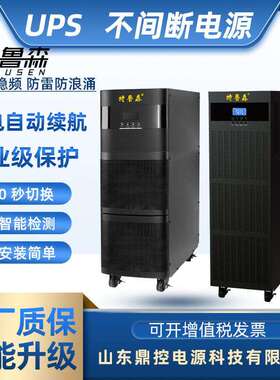 TELUSEN特鲁森TLS3380-G工频UPS不间断电源80KVA64KW电力设备
