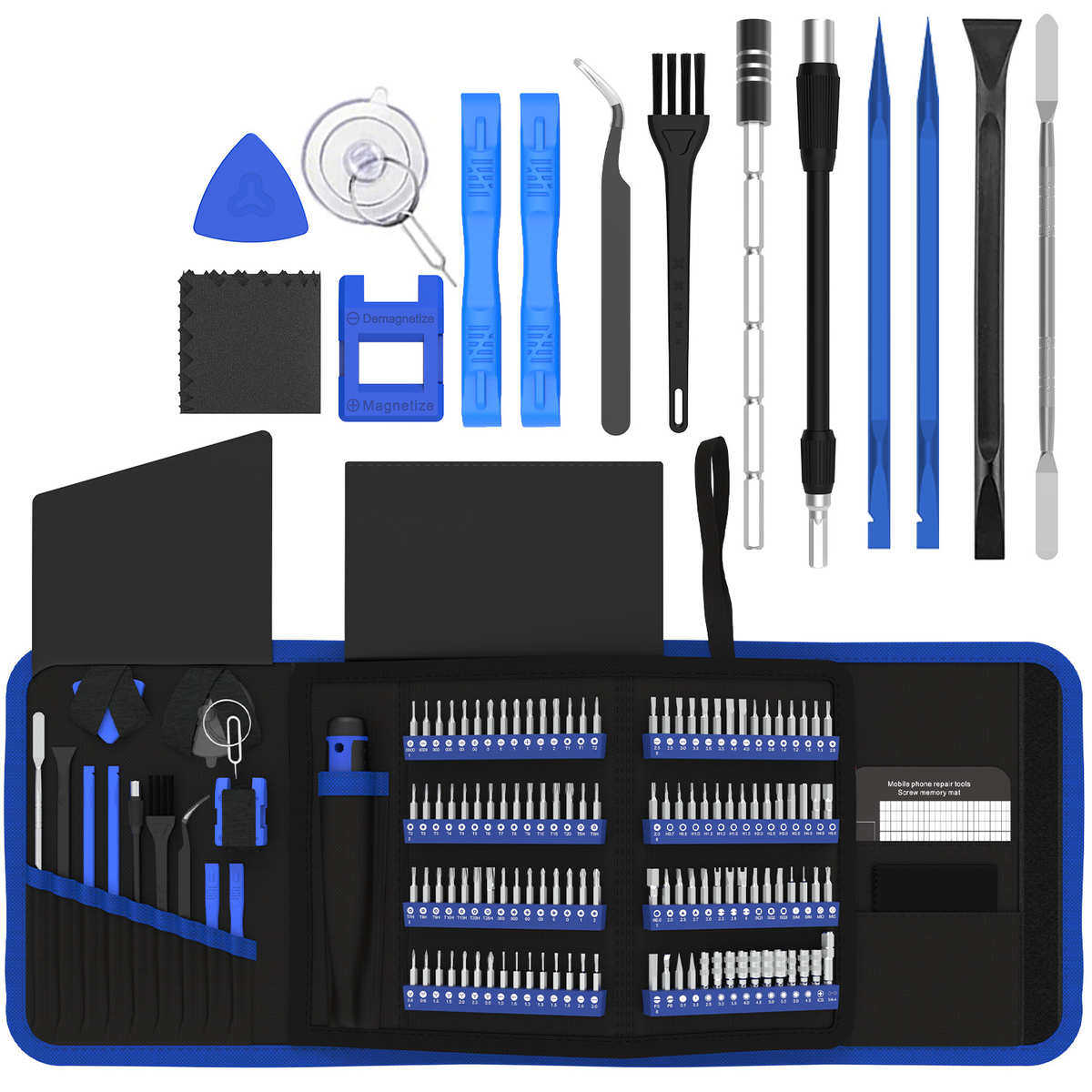 191合一  多功能精密螺丝刀套装便携固定布包S2维修五金工具起子,五金/工具,螺丝批组套,淘宝优惠券,粉丝福利购,淘宝优惠卷