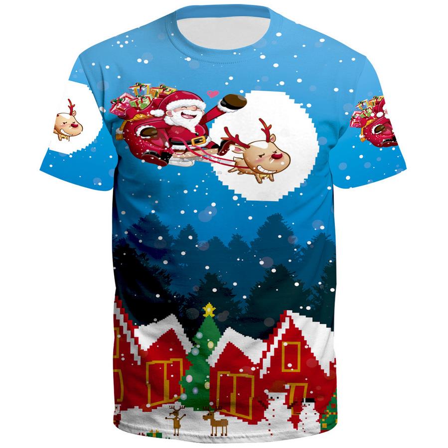 nurse scrubs women christmas print tops working nursing