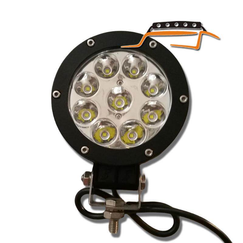 LED工作灯车用LED灯45W工作灯LED射灯 LED汽车照明灯挖机探照灯